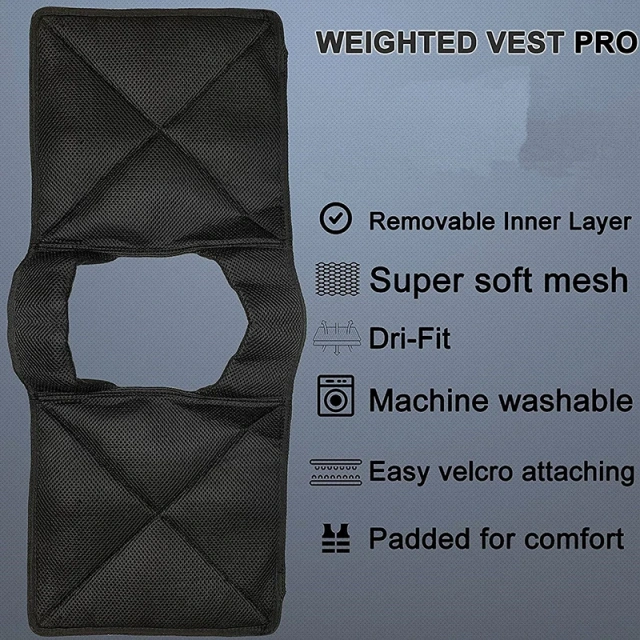 Adjustable Weighted Vest Removable Weights Men and Women Multifunctional Calisthenics and Fitness Sport Training Vest  Multifunctional Training Discreet Vest Fully Adjustable Training Weight fashion stab-proof Vest