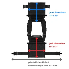 Hiking Outdoor Customized Tactical Style Training Vest Adjustable Wear-Resistant Tactical Vest Lightweight Tactical Vest  Weighted Vest Removable Iron Weights outdoors Men and Women Workout Calisthenics and Fitness Sport Training vest