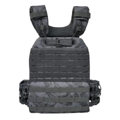 Durable Hiking Adjustable Strength Training Vests Workouts Running Wear-resistant Gym Fitness Weight Clothing Vest  high-quality Training Fight Vest outdoors durable multifunctional Breathable Paintball vest