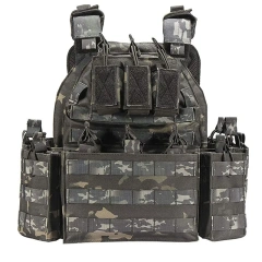 Best Selling Adjustable Tactical Training Vest Breathable Tactical Vest for Outdoors High Quality Tactical Assault Vest  Training Vest Modular assault Training Weight Adjustable Breathable 3D Mesh Liner security vest
