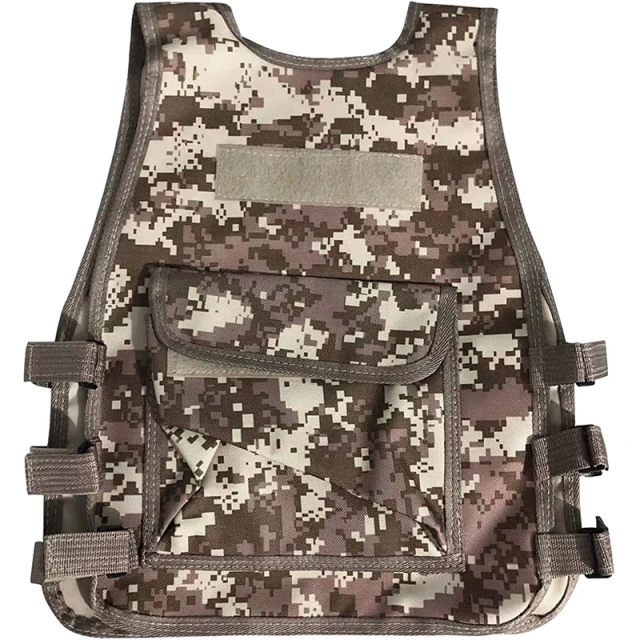 Waterproof Assault Training Vest Durable Lightweight Tactical Vest Wear-Resistant Camouflage Tactical Vest for Kids high-quality durable Training outdoors Breathable Vest stab-proof Sports security