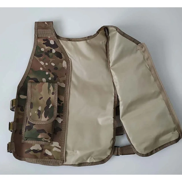 Durable Outdoor Wholesale Adjustable Children Training Vest Outdoor Tactical Vest Multifunctional Wear-Resistant Training Vest  Hot selling Wear-resistant Training Vest Lightweight Camouflage durable lightweight Vest