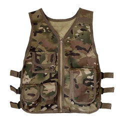 Customized Outdoors Hunting Vest Adjustable Kid Training Vest High Quality Breathable Children Tactical Vest for Training  Assault Sport Vest for Hunting Training outdoors Breathable Outdoor Sports