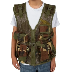 Wholesale Thickened Tactical Accessory Training Vest for High Quality Outdoors Hunting Vest Breathable Tactical Equipment Vest  Wear-resistant Adjustable Training Vest Detachable Hunting Mountaineering Outdoors Training Style Vest