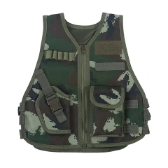 Multifunctional Children Training Tactical Vest Lightweight Training Vest Wear-Resistant Kids Camouflage Tactical Vest  outdoors Training Fast Training Weight Vest Fully Adjustable security Training vest