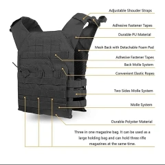 Multifunctional Training Vest for Outdoors Adjustable Tactical Vest Lightweight Breathable Assault Training Vest  outdoors Breathable Paintball Training Vest outdoors waterproof Training Sports Vest