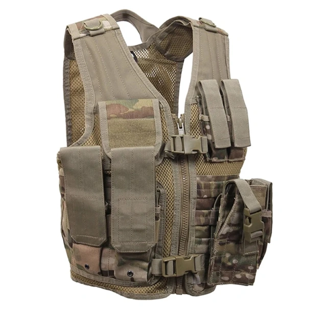 Hot Selling High Quality Kid's Tactical Vest for Training Lightweight Children Training Vest Outdoor Hunting Vest  Outdoor Training Vest Ultra-Light Breathable Assault Training Vest Adjustable for Adults with Games or Training