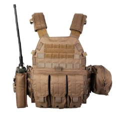 Adjustable Water Repellent Training Wear-resistant Outdoors Breathable Paintball Training Outdoor Activities Vest  Adjustable high-quality Training Vest Enhanced Triple Front Panel Training Vest Waterproof Wear-resistant Training Weight Vest Tough Nylon