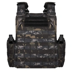 Hot Selling Lightweight Outdoors Training Vest Breathable Training Tactical Vest High Quality Tactical Vest for Hunting  Outdoor Training outdoors Breathable multifunctional Paintball Vest with Waist Belt