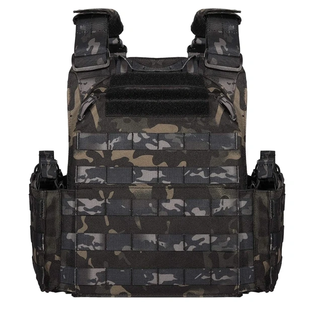 Hot Selling Lightweight Outdoors Training Vest Breathable Training Tactical Vest High Quality Tactical Vest for Hunting  Outdoor Training outdoors Breathable multifunctional Paintball Vest with Waist Belt