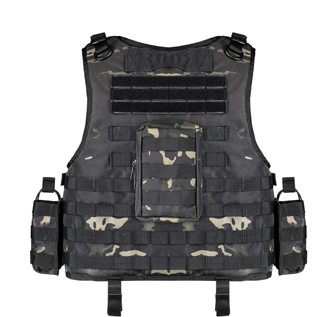 Adjustable Hunting Vest Wear-Resistant Lightweight Training Vest Outdoors Breathable Tactical Vest for Training  Durable Training high-quality Weighted vest Hot selling Weights Vest Plates Men Workout vest