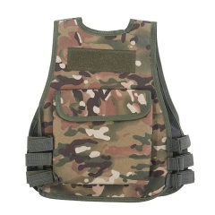 Hot Selling Outdoor Kid Camouflage Vest Durable Portable Tactical Vest Game Tactical Hunting Vest for Children  high-quality Assault Training Vest Fast Release security lightweight Training vest Training equipment