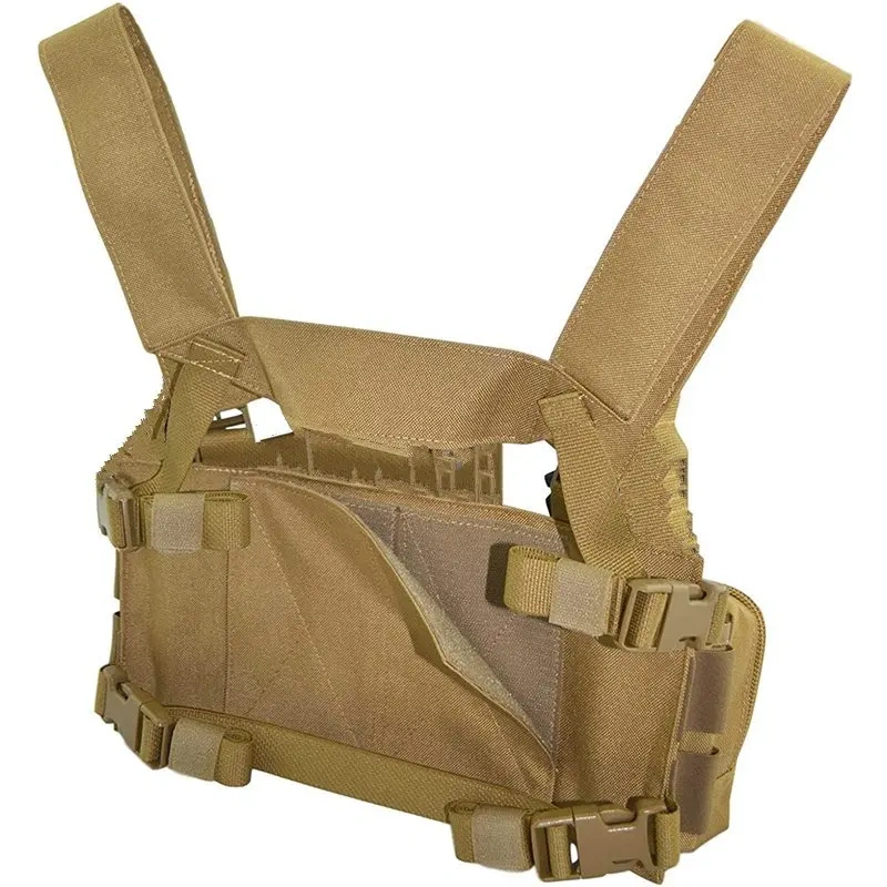 Hot Sale Wear-Resistant Outdoor Tactical Training Vest Adjustable Training Vest for Hunting Durable Assault Training Vest   Adjustable outdoors Breathable Vest Paintball Assault Soft Vest Tan Training Vest Waist Circumference