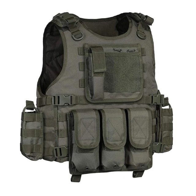 Outdoor Wholesale Tactical Equipment Vest Outdoors Breathable Training Vest High Quality Training Wear-resistant Tactical Vest  Adjustable Weighted Plates Men Workout Training vest Training durable outdoors vest