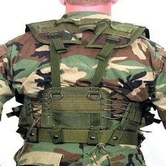 Training Woodland Camo Camouflage Enhanced Training Load Bearing Vest Paintball Professional  Assault Back Panel Zip On and Fixing Training Panel for Vest Sports Training equipment security vest