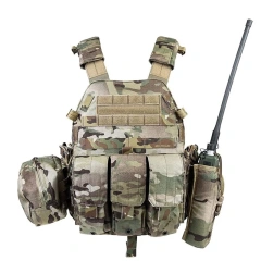 Wear-Resistant Tactical Equipment Vest for Training Multifunctional Assault Training Vest High Quality Breathable Tactical Vest  Outdoor Training Vest Camo outdoors Breathable Paintball Vest Adjustable Vest with Removable Pouch