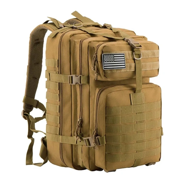 Practical Assault Backpack 45 Litre Large Capacity Backpack Training Field Backpack Practical Military Training Backpack Bug out Bag Rucksack Tactical Military Backpack