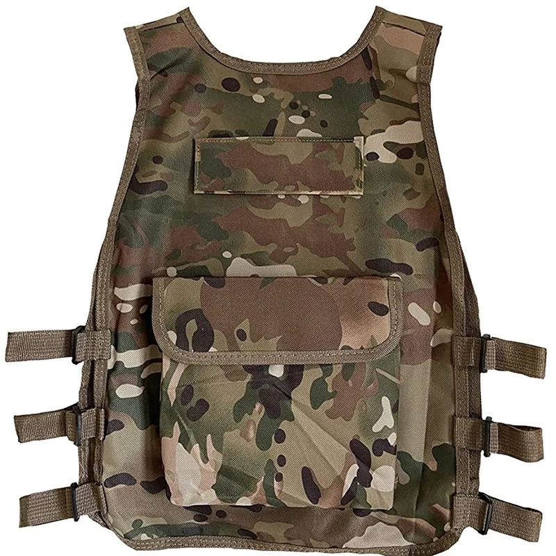 Customized Outdoors Hunting Vest Adjustable Kid Training Vest High Quality Breathable Children Tactical Vest for Training  Assault Sport Vest for Hunting Training outdoors Breathable Outdoor Sports