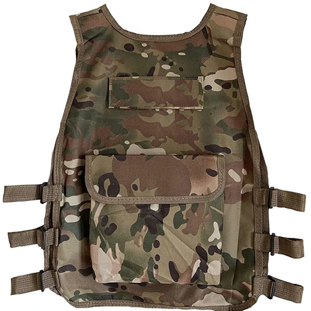Customized Outdoors Hunting Vest Adjustable Kid Training Vest High Quality Breathable Children Tactical Vest for Training  Assault Sport Vest for Hunting Training outdoors Breathable Outdoor Sports