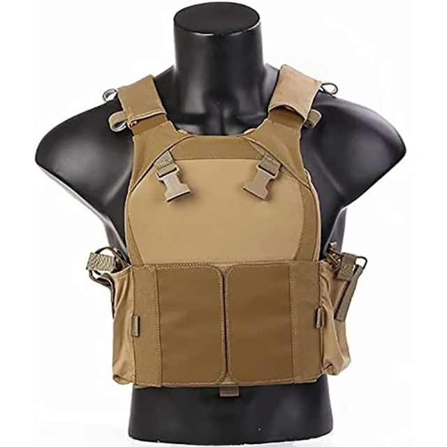 Outdoor Breathable Training Activities Training Vest Adjustable Lightweight Comfortable Wear-resistant Vest  Durable fashion Training Vest Chest Paintball sports equipment Wear-resistant Vest