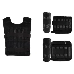 Lightweight High-quality Training Adjustable Weighted Vest Wear-resistant Lightweight Stab-proof Training Vest  Fully Adjustable Training Weight multifunctional Vest Training equipment Training vest