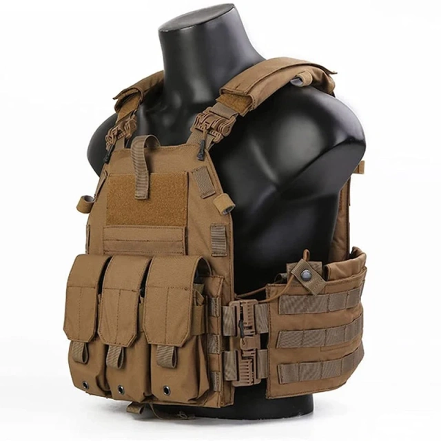 Wholesale Tactical Vest for Training High Quality Tactical Hunting Vest Breathable Outdoors Game Tactical Hunting Vest  high-quality Durable Waterproof outdoors Wear-resistant Quick Release Training Outdoor Vest