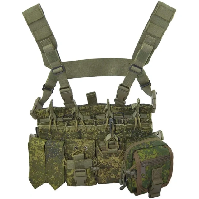 Hot Selling Outdoor High Quality Training Chest Rig Vest Wear-resistant Training Breathable Hiking Equipment Vest  Official Training Fighting Vest Durable Waterproof multifunctional Wear-resistant security vest