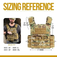 Hot Selling High Quality Durable Waterproof Training Vest for Men Multifunctional Tactical Vest Hunting Training Vest  Adjustable Weighted Vest multifunctional Training Vest for Training Weight Vest