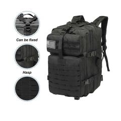 Practical Assault Backpack Large Training Assault Bag Outdoor Fishing and Hunting Bag Camping Hiking Backpack Military Training Military Backpack Waterproof Military Bag Backpack Travel Backpack