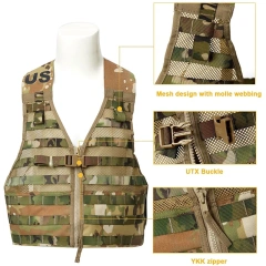 Multifunctional Tactical Training Vest Lightweight Assault Training Vest Breathable Tactical Vest for Outdoor   Training Modular Vest Breathable Assault Training Vest Wear-resistant security Vest