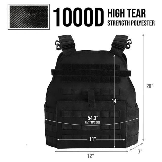 Hot Selling Training Vest for Tactical Breathable Assault Training Vest Wear-Resistant Hunting Vest   high-quality Durable Waterproof multifunctional Wear-resistant Training Vest Fully Adjustable