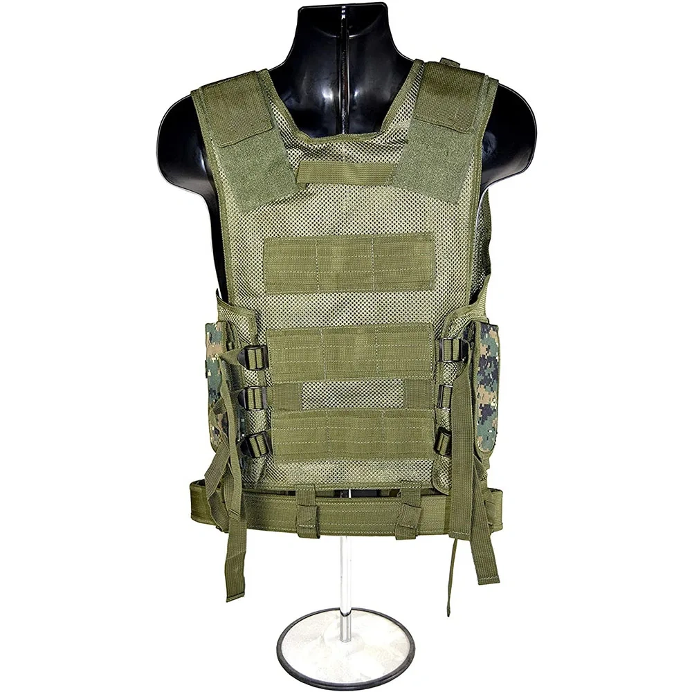 Best Selling Digital Camo Tactical Vest for Training Adjustable Training Hunting Vest Durable Outdoors Tactical Training Vest  Adjustable Paintball outdoors Breathable Training Camouflage Enhanced Training Load Bearing Vest