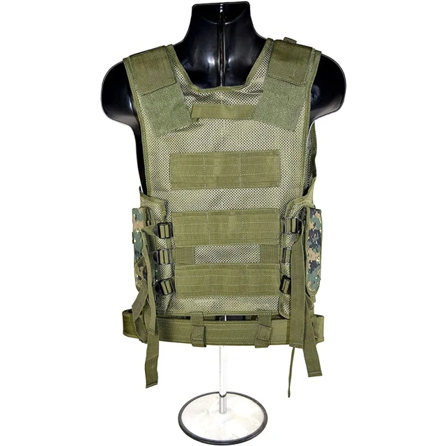 Best Selling Digital Camo Tactical Vest for Training Adjustable Training Hunting Vest Durable Outdoors Tactical Training Vest  Adjustable Paintball outdoors Breathable Training Camouflage Enhanced Training Load Bearing Vest