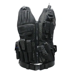 Hot Selling Heavy Duty Training Vest Adjustable Tactical Training Vests Durable Tactical Training Vest for Outdoors  Training Duty Equipment Hunting Vest Adjustable Training durable outdoors security Training vest