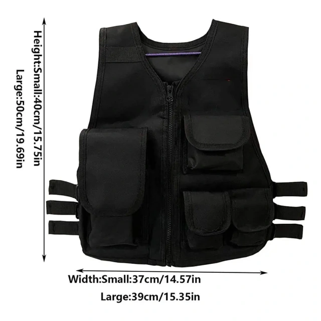 Durable Outdoor Wholesale Adjustable Children Training Vest Outdoor Tactical Vest Multifunctional Wear-Resistant Training Vest  Hot selling Wear-resistant Training Vest Lightweight Camouflage durable lightweight Vest