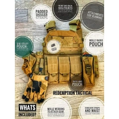 Customized Good Quality Hunting Training Vest for Outdoors Breathable Tactical Hunting Vest Breathable Tactical Vest  Modular Assault Vest System Compatible with sports outdoors lightweight Camouflage security vest
