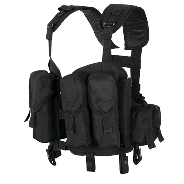 Wholesale Durable Sport Training Vest for Outdoor Breathable Training Vest High Quality Adjustable Training Vest  Training outdoors Breathable Vest Adjustable Modular Paintball Vest Open TOP Triple Mag Pouch