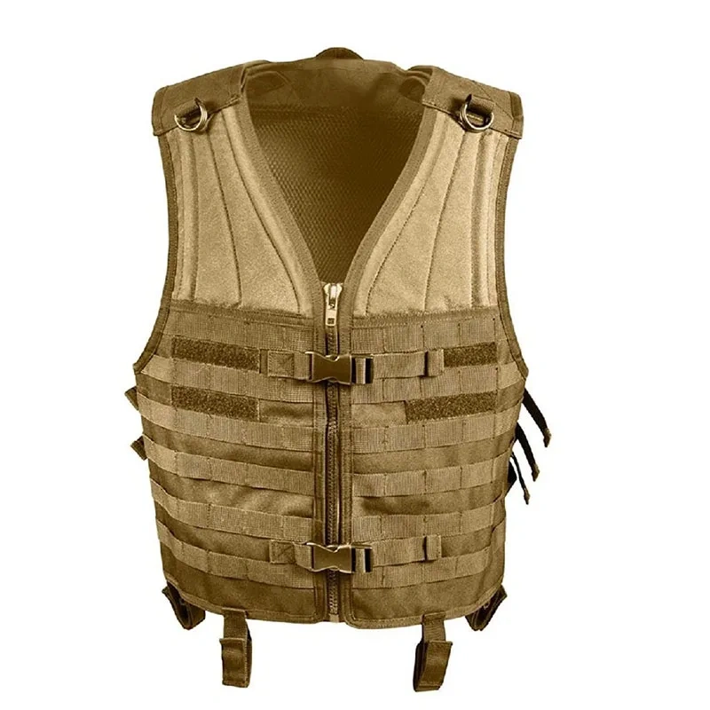 Wholesale Tactical Equipment Vest High Quality Adjustable Training Vest Breathable Hunting Multifunctional Vest for Outdoor  Breathable Camouflage Adjustable Weighted Vest with Shoulder Pads Sports Running Fitness Training vest