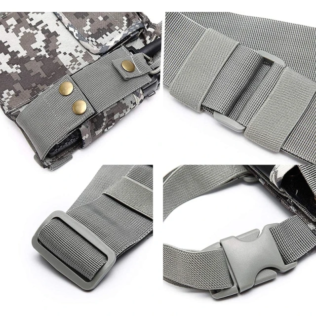 Traveling Lightweight Stab-proof Biking Vest Fashion Radio Chest Harness Chest Front Pack Pouch Holster Hiking Vest  high-quality Multifunctional Adaptive Vest Heavy Version Quick Release Training Vest