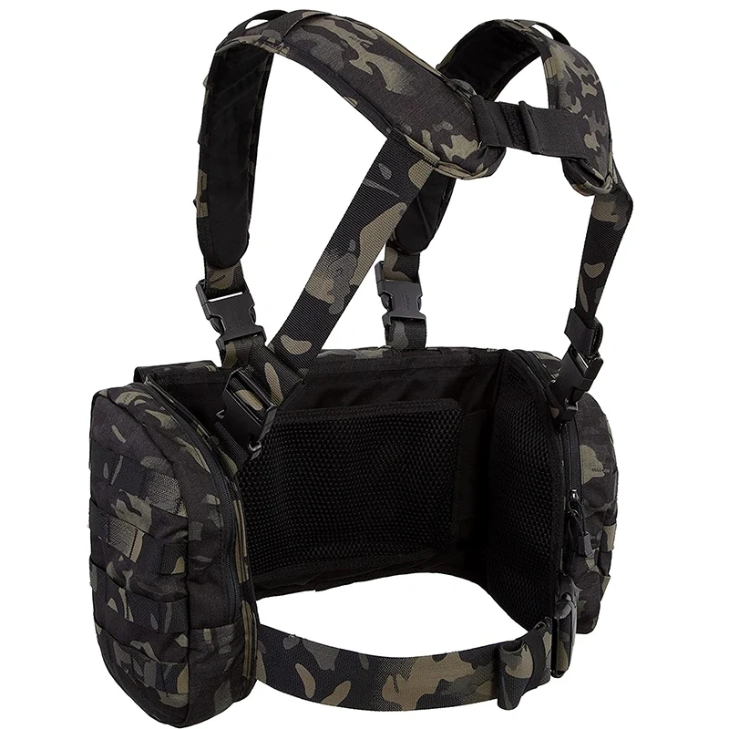 Customized Sports Training Vest Multifunctional Training Vest High Quality Wear-Resistant Training Vest Chest Rig  Children Small Training outdoors Breathable Paintball Vest stab-proof sports equipment security vest