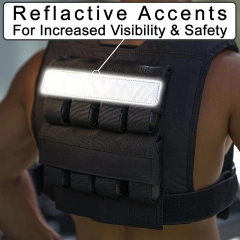 Adjustable Weighted Vest Removable Weights Men and Women Multifunctional Calisthenics and Fitness Sport Training Vest  Multifunctional Training Discreet Vest Fully Adjustable Training Weight fashion stab-proof Vest