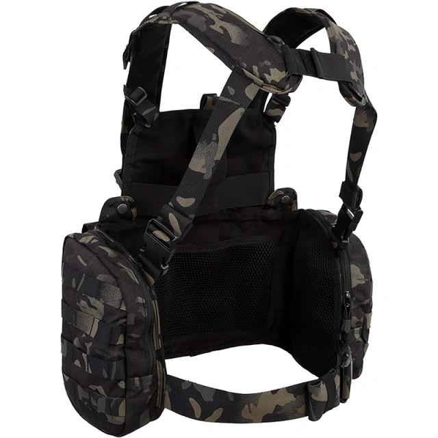 Customized Sports Training Vest Multifunctional Training Vest High Quality Wear-Resistant Training Vest Chest Rig  Children Small Training outdoors Breathable Paintball Vest stab-proof sports equipment security vest