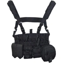 Adjustable Thickened Hot Selling High Quality Professional Training Durable Chest Rig Vest Wear-resistant Vest  Multifunctional Waterproof Training Vest Wear-resistant fashion Training equipment