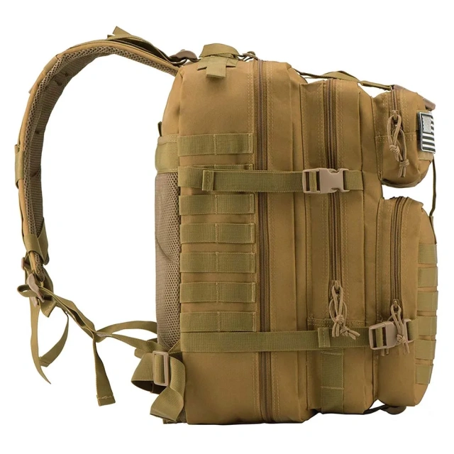 Practical Assault Backpack 45 Litre Large Capacity Backpack Training Field Backpack Practical Military Training Backpack Bug out Bag Rucksack Tactical Military Backpack