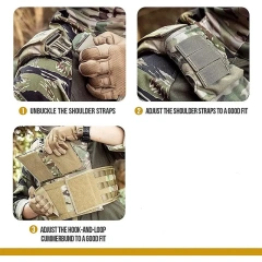 Hot Selling High Quality Durable Waterproof Training Vest for Men Multifunctional Tactical Vest Hunting Training Vest  Adjustable Weighted Vest multifunctional Training Vest for Training Weight Vest