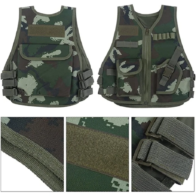 Wholesale Outdoor Fashionable Sports Camouflage Training Vest with Multi Pocket Wear-resistant Hiking Waistcoat  Hot selling Multifunctional Lightweight Training Vest Breathable Wear-resistant Vest
