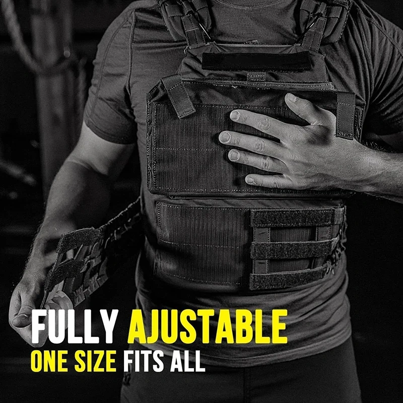 Hot Sale Adjustable Workout Training Vest for Outdoor Durable Men Training Vest Lightweight Vest for Training  Training outdoors Breathable Vest Adjustable Training Vest Wear-resistant