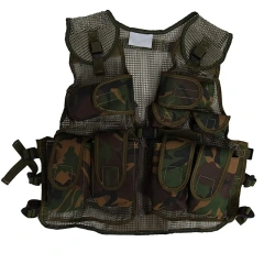Hot Selling High Quality Hunting Training Vest Adjustable Tactical Training Vest for Outdoor Durable Camouflage Tactical Vest  Fashion waterproof Adjustable Assault Training outdoors Breathable Paintball Vest