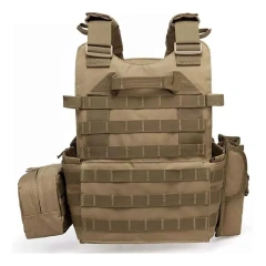 Customized Good Quality Hunting Training Vest for Outdoors Breathable Tactical Hunting Vest Breathable Tactical Vest  Modular Assault Vest System Compatible with sports outdoors lightweight Camouflage security vest