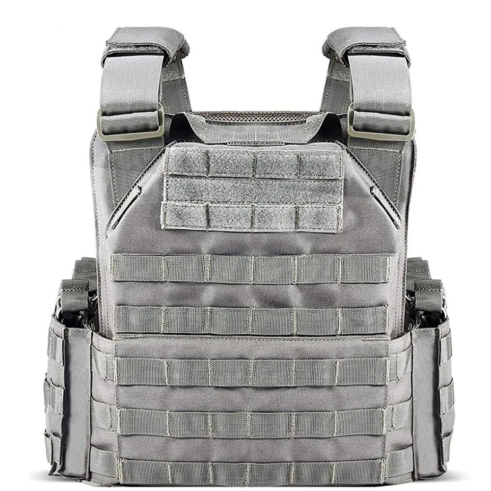 Hot Selling Best Quality Durable Tactical Equipment Vest Outdoors Training Vest Breathable Tactical Vest for Men  Training Lightweight Operational Vest Fully Adjustable Pouches Training stab-proof sports equipment security vest